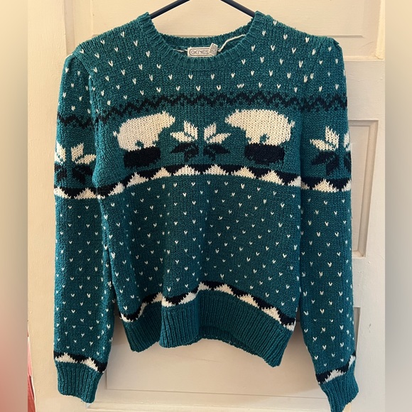 genesis Sweaters - Vintage Polar Bear Sweater
